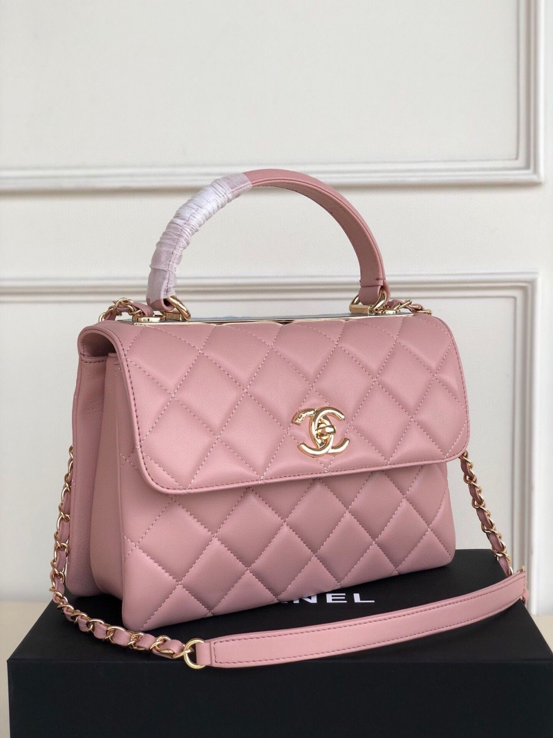 Ch**el top handle bags
